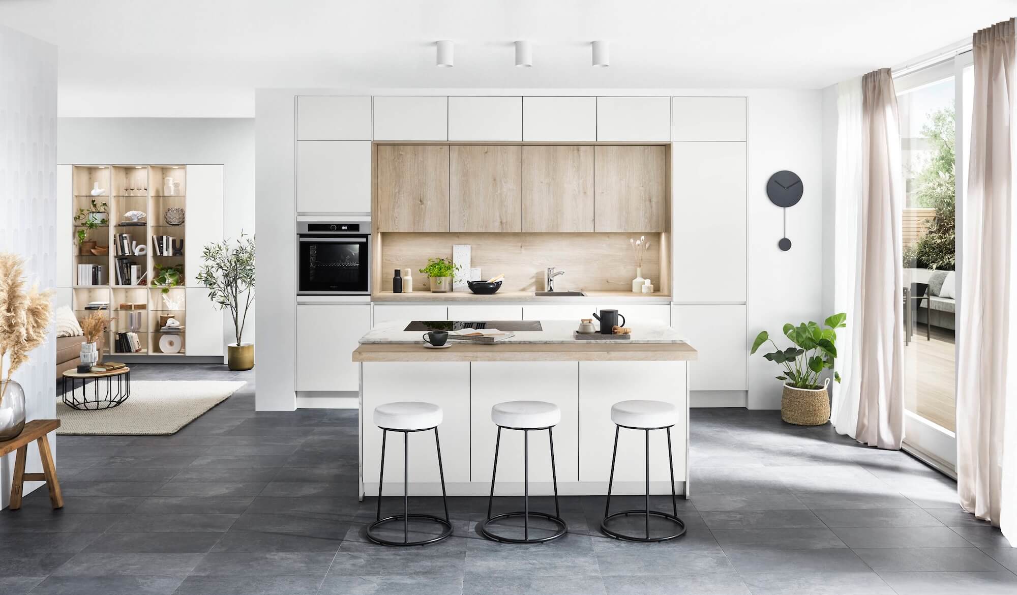 Nobilia-Senso-Kueche-Weiss-Marmor